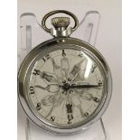 A vintage gaming pocket watch (when wound the mechanical arm spins round landing randomly on a