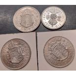 Half crowns 1951/2/3 and Florin 1951 high grade