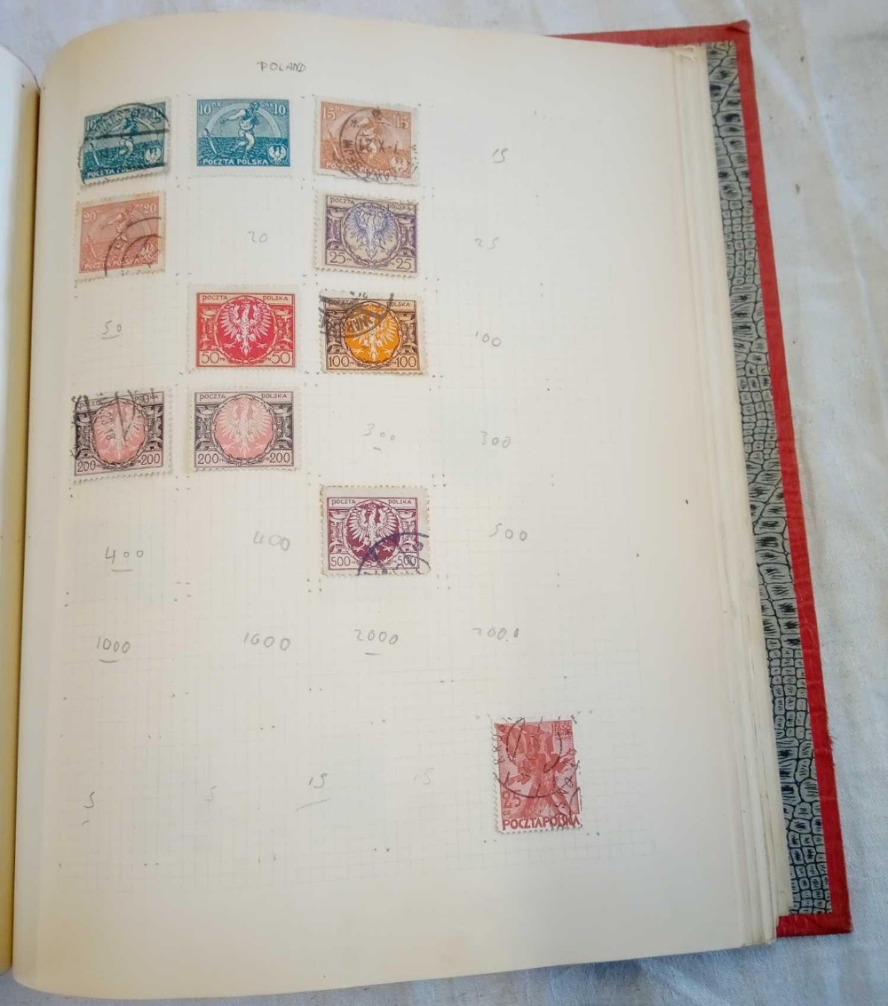 A large red binder M/R of mainly used QV/early 20thc oldies sparce but clean - Image 3 of 4