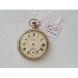 A gents pocket watch by INGERSOLL with seconds dial