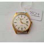 A gents LONGINES CONQUEST AUTOMATIC wrist watch with seconds sweep