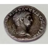A Roman CLAUDIUS and HERO silver Denarius. Lugdunum mint 50 AD S.1890. detector find tow good