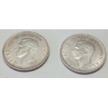 Two Shillings 1946 English and Scottish BU