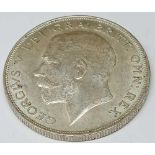 A 1923 half crown with good lustre