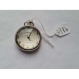 A ladies fob watch by SUTUS with seconds sweep