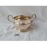 A two Handled bowl with cable girdle 5 1/2 inches over handles B'ham 1932 143 gms