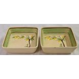 A pair of Clarice Cliff style dishes from Wilkinson 4 inches wide
