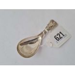 A kings pattern fiddle thread caddy spoon B'ham 1832 by GU