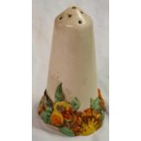A Clarice Cliff Wilkinson castor 6 inches high