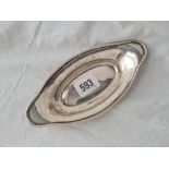 A boat shaped dish 6 1/2 inches long B'ham 1922 by JG LTD 47 gms