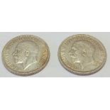 Two shillings 1932 and 1933 good condition