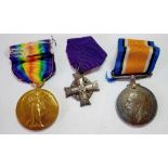 A silver medal to L/CPL H. Empson and 1914-18 war medal and victory medal to W.E Empson RAF No.