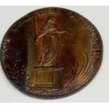 Bungay half-penny tokeb 1796 better grade