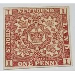 A NEWFOUNDLAND SG16 (1862). 4 margin fresh mint. Cat £350