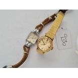 A ladies Seiko wrist watch with seconds sweep and vintage ladies wrist watch by Mulco