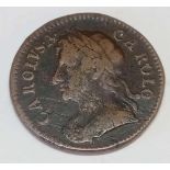 A Charles II farthing 1672, unusually good surfaces