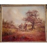 A H TAYLOR Huntsmen and Hounds (10 x 12 ) signed