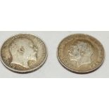 1910 and 1911 shillings