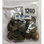 Bag of silver threepence