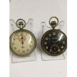 Vintage pocket watch & stopwatch