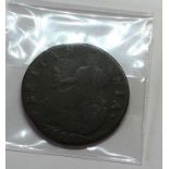 1699 half-penny, no stop after date