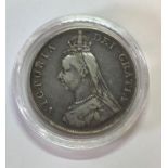 Victorian double florin 1889