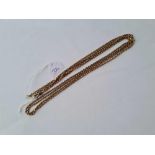 A 9CT GUARD CHAIN - 24.2 GMS (ONE LINK AF)