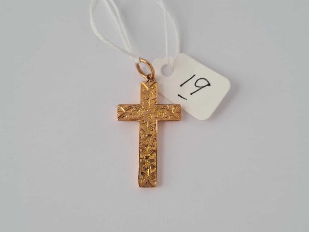 An antique early 1900’s cross hallmarked 1.6g