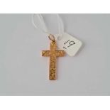 An antique early 1900’s cross hallmarked 1.6g