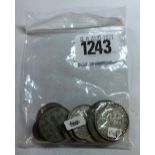 Foreign silver coins