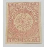NEWFOUNDLAND SG22 (1862). Mint, 4 margin (1 close). Fresh copy. Cat £130