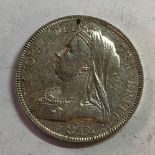 Half-crown 1893 good condition