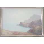 A Fredrick J WIDGERY Woody Bay North Devon ( 7 x 11 ) signed and inscribed