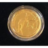 Gold Australia 1/4 oz .999 gold Kangaroo boxed with cetificate ( only 1000 minted)