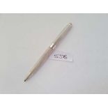 A sterling silver pencil