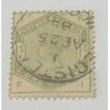 GB SG196 (1883) 1 sh good used. Nice colour. Cat £325.