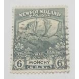 NEWFOUNDLAND SG135 (1919) 6c good/fine used. Cat £70.