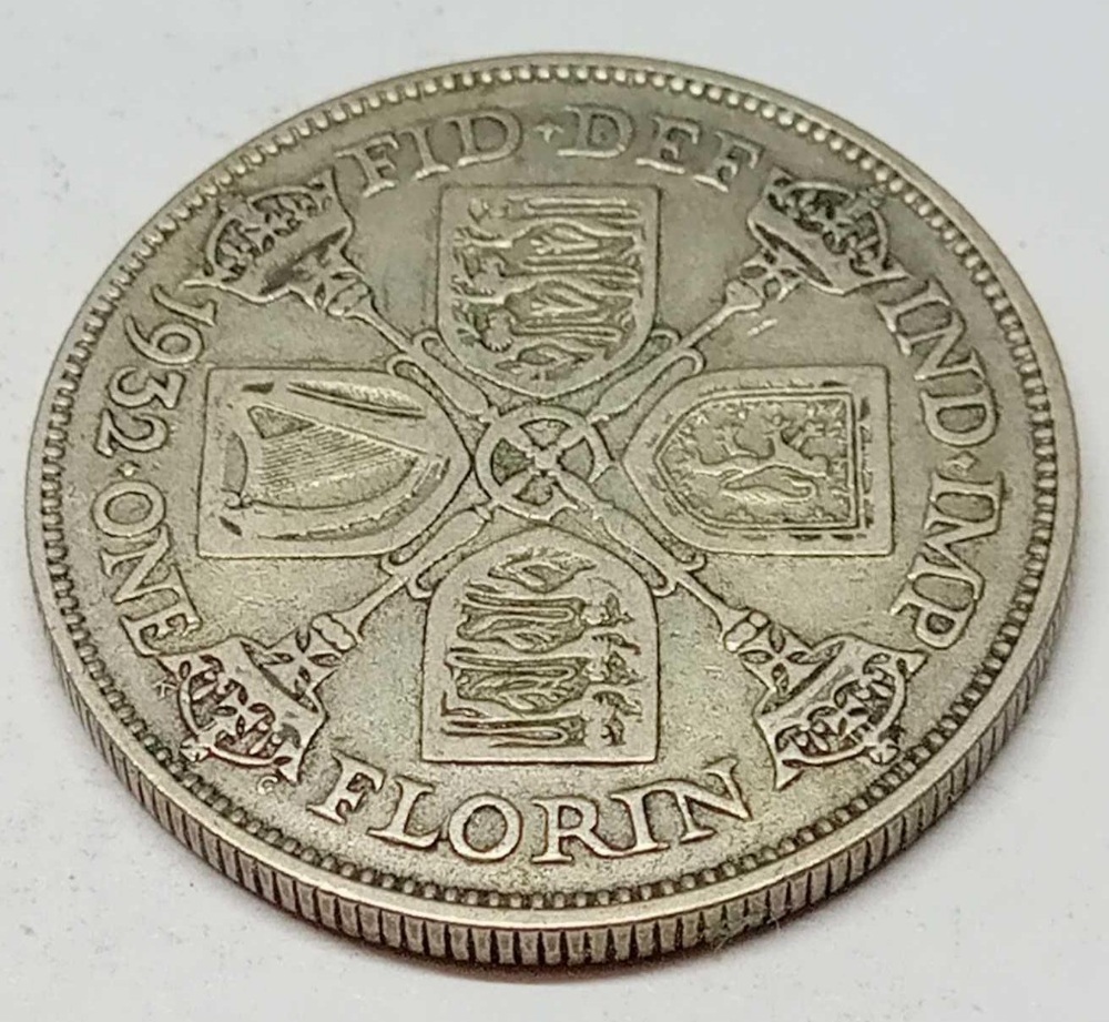 1932 florin (scarce date) - Image 2 of 2