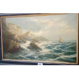 A Frank HIDER Near Landsend (12 x 20 ) signed