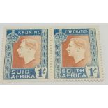 SOUTH AFRICA SG75a (1937) 1 sh, missing hyphen pair. Mint. Cat £80.