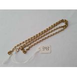 A 9ct neck chain 10g