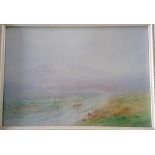 A Charles BRITTAN Mist on the moors ( 8 x 12 ) signed