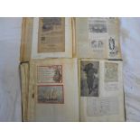 SCRAP BOOK RUSSIAN INTEREST late 19th.C. scrap album of Henry Cooke, British Vice-Consulate