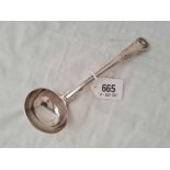 Another Georgian kings pattern sauce ladle - London 1825 by R.P - 100 g.