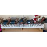 A Father Christmas sleige with raindeer 32"long
