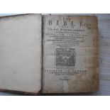 BIBLE (Geneva) The Bible that is… with… annotations… 1599, Barker, London, 4to, t/p, iv, ff1-90a, I;