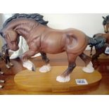 A Wrcester cart horse 12" long "Spirit of Earth"