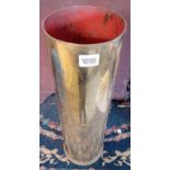 A heavy brass shell case dated 1968 20 inches high