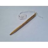 A 9ct pencil 9cm long 7.9g inc