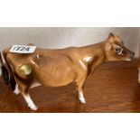 A Beswick model of a Jersey cow with original John Beswick sticker